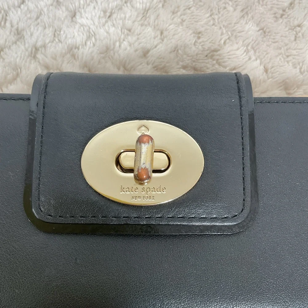 Kate Spade Black Leather Wallet
